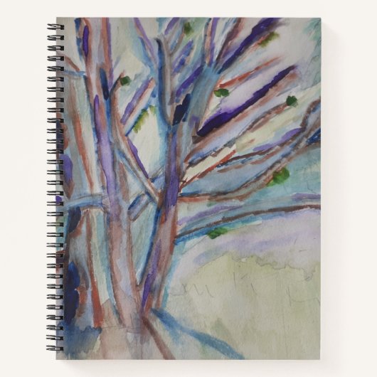 Abstract Notitieboek van bomen (Voorkant)