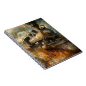 Abstract  Notitieboek van de treinmotor (Rechterzijde)