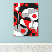 Abstract nr. 184 canvas afdruk (Insitu (Houten vloer))