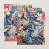 Abstract nr. 1 briefkaart (Voorkant / Achterkant)