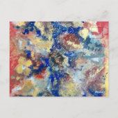 Abstract nr. 1 briefkaart (Achterkant)