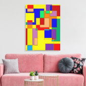 Abstract nr. 26 canvas afdruk (Insitu (Woonkamer))