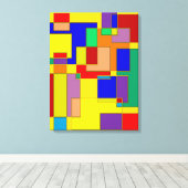 Abstract nr. 26 canvas afdruk (Insitu (Houten vloer))