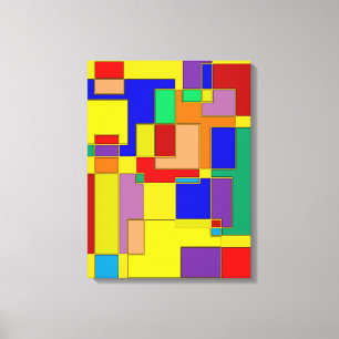 Abstract nr. 26 canvas afdruk