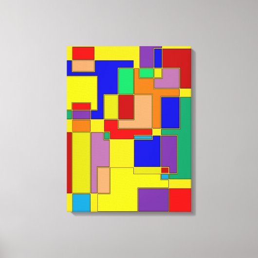 Abstract nr. 26 canvas afdruk (Voorkant)