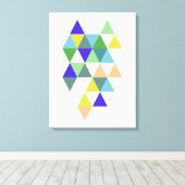 Abstract nr. 594 canvas afdruk (Insitu (Houten vloer))