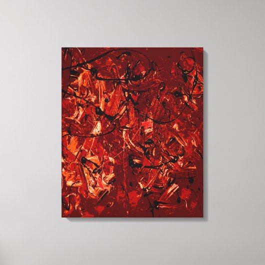 Abstract nr. 757 canvas afdruk (Voorkant)