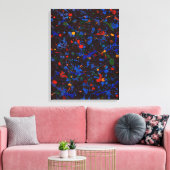 Abstract nr. 909 canvas afdruk (Insitu (Woonkamer))
