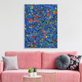 Abstract nr. 913 canvas afdruk (Insitu (Woonkamer))