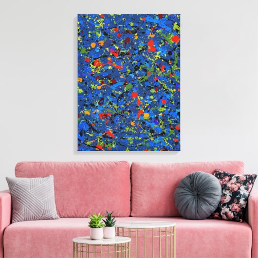 Abstract nr. 913 canvas afdruk (Insitu (Woonkamer))