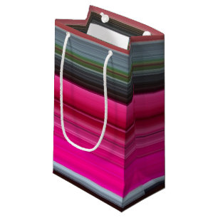 Abstract nummer 1: Cerise en grijs Klein Cadeauzakje