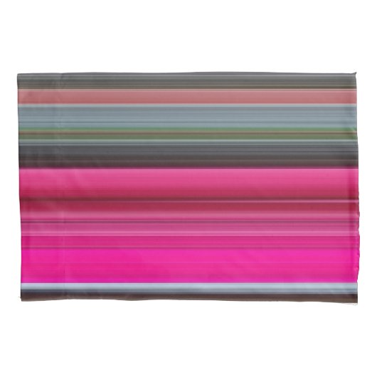 Abstract nummer 1: Cerise en grijs Kussensloop (Voorkant)