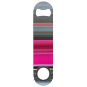 Abstract nummer 1: Cerise en grijs Speed Flessenopener (Voorkant)