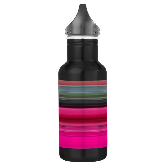 Abstract nummer 1: Cerise en grijs Waterfles (Links)