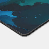 Abstract Ocean Breeze – Fluid Blue & Green Art Bureaumat (Hoek)