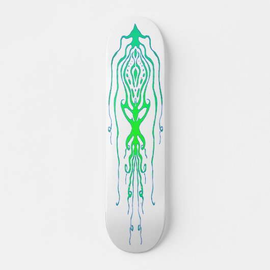 Abstract Octopus Tribal Squid Tattoo Design Skateboard (Voorkant)