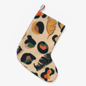 Abstract oerwoud naadloos patroon, wild dier backg kleine kerstsok (Voorkant (Hangend))