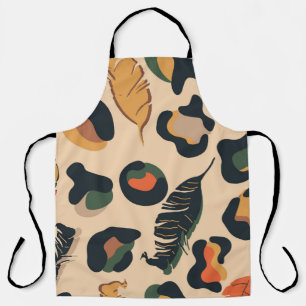 Abstract oerwoud naadloos patroon, wild dier backg schort