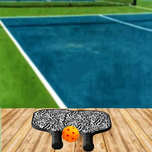 Abstract Oerwoud Pickleball Paddle