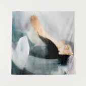 Abstract oil texture background. Paint on canvas.  Wandkleed (Voorkant (horizontaal))