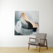 Abstract oil texture background. Paint on canvas.  Wandkleed (In Situ (horizontaal))