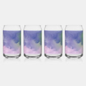 abstract olieverfschilderij blikvorm glas (Achterkant)