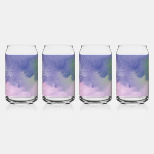 abstract olieverfschilderij blikvorm glas (Voorkant)