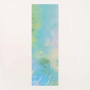 abstract olieverfschilderij yogamat