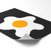 Abstract Omelet Egg Modern Art Poster (Hoek)
