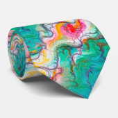 Abstract ongeluk stropdas (Opgerold)