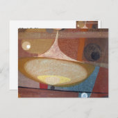 Abstract ontwerp 14x11 briefkaart (Voorkant / Achterkant)