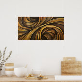 Abstract ontwerp 1 poster (Keuken)