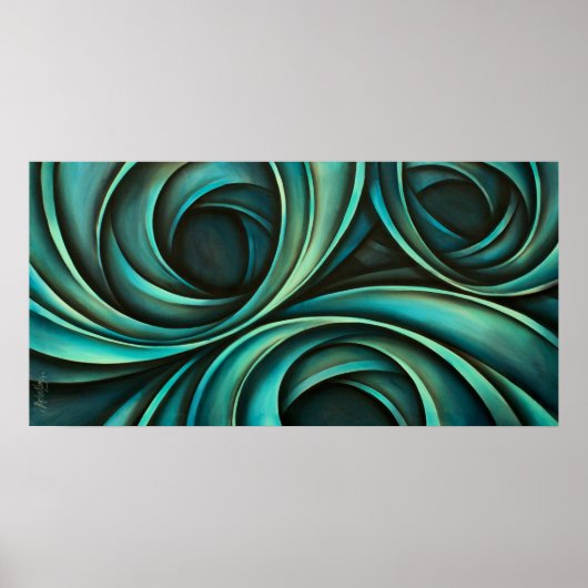 Abstract ontwerp 4 poster (Voorkant)