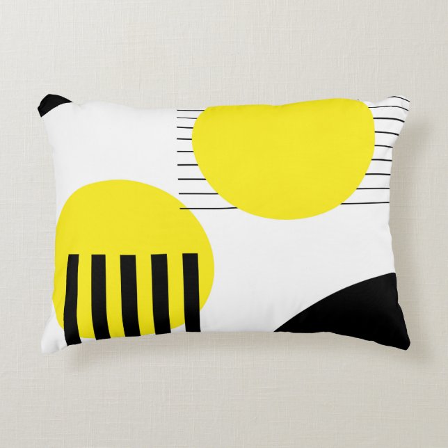 Abstract ontwerp accent kussen (Voorkant)
