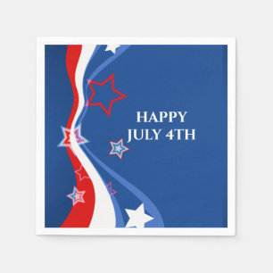Abstract ontwerp Amerikaanse vlag Servet