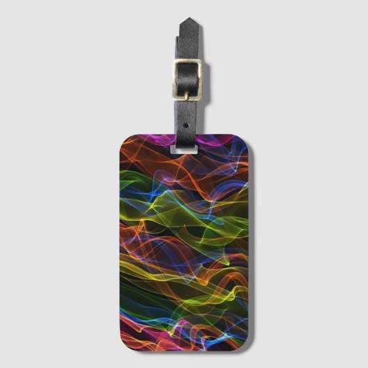 Abstract ontwerp bagagelabel (Voorkant (verticaal))