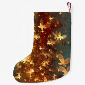 abstract ontwerp fractale vlinder kleine kerstsok (Achterkant)