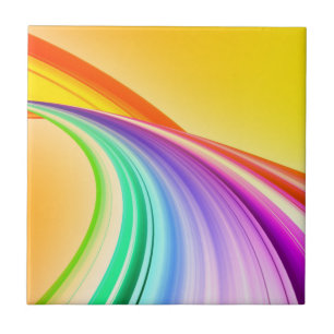 Abstract ontwerp Geel Oranje achtergrondbanner Tegeltje