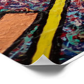 Abstract ontwerp I afdrukken Poster (Hoek)