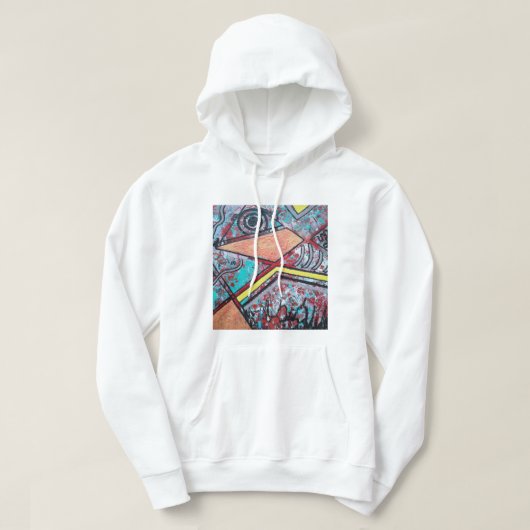 Abstract ontwerp II Hoodie (Design voorkant)