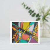 Abstract ontwerp III-Briefkaart Briefkaart (Staand voorkant)