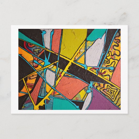 Abstract ontwerp III-Briefkaart Briefkaart (Voorkant)