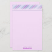 Abstract ontwerp info briefpapier (Voorkant / Achterkant)