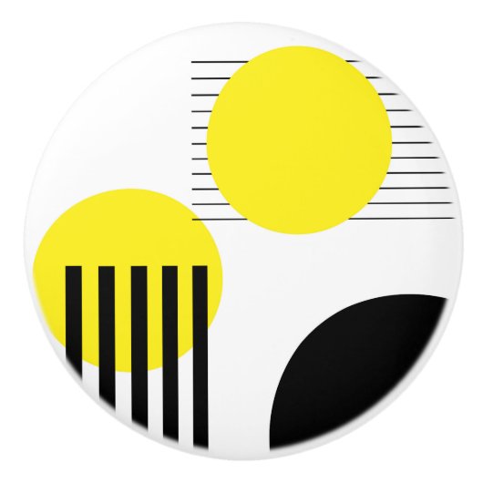 Abstract ontwerp keramische knop (Voorkant)