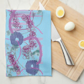 Abstract ontwerp keukenhanddoek (Quarter Fold)