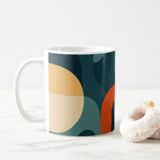 Abstract ontwerp koffiemok