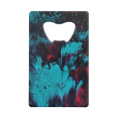 Abstract ontwerp. kredietkaart flessenopener (Achterkant)