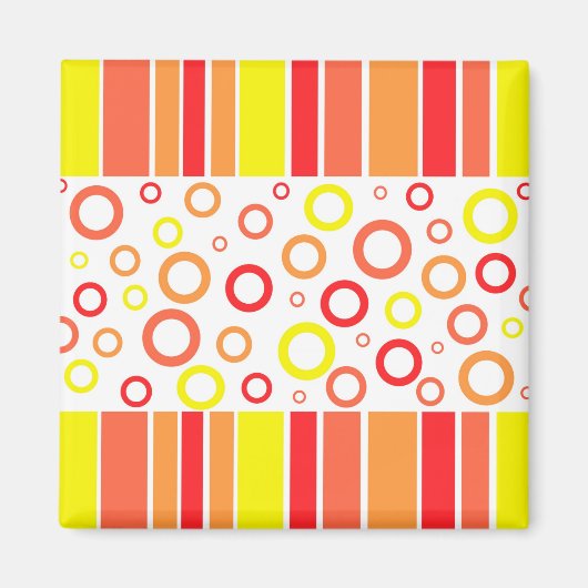 Abstract ontwerp magneet (Voorkant)
