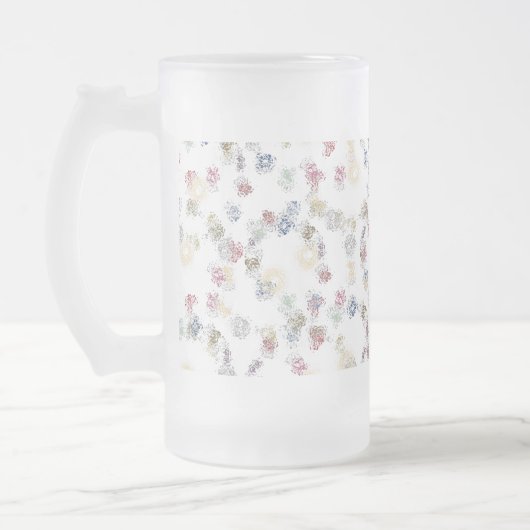 Abstract ontwerp matglas bierpul (Links)