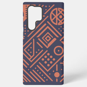 Abstract ontwerp met geometrische vormen samsung galaxy hoesje